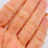 Venetian Chain 1.9gr / 19.7in / 18K Gold +3 &