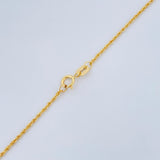 Rope Chain 1.05gr / 15 3/4 in / 18K Gold +3 &