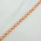 Pulso Tennis 9.75gr / 7 3/4 in / 4.2mm Oro Amarillo 18K &