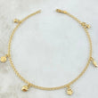 Anklet Classic Link Pendant 3.45gr / 10.0in / 18K Gold