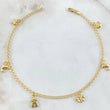 Anklet Classic Link Pendant 3.55gr / 9.8in / 18K Yellow Gold *