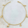 Anklet Classic Link Pendant 3.55gr / 9.6in / 18K Gold