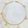 Anklet Classic Link Pendant 3.45gr / 10.4in / 18K Gold