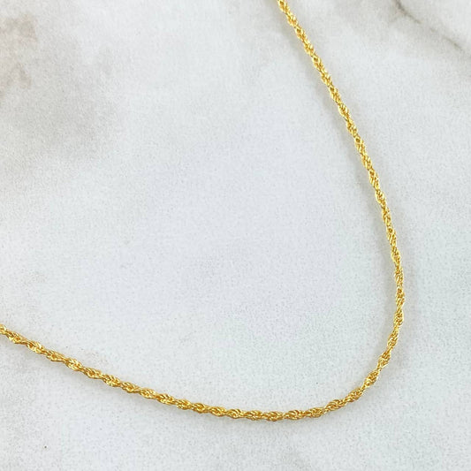 Cadena Lazo 2.1gr / 60cm / +3 Oro 18K