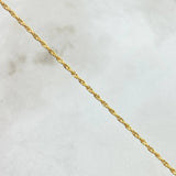 Cadena Lazo 2.1gr / 60cm / +3 Oro 18K