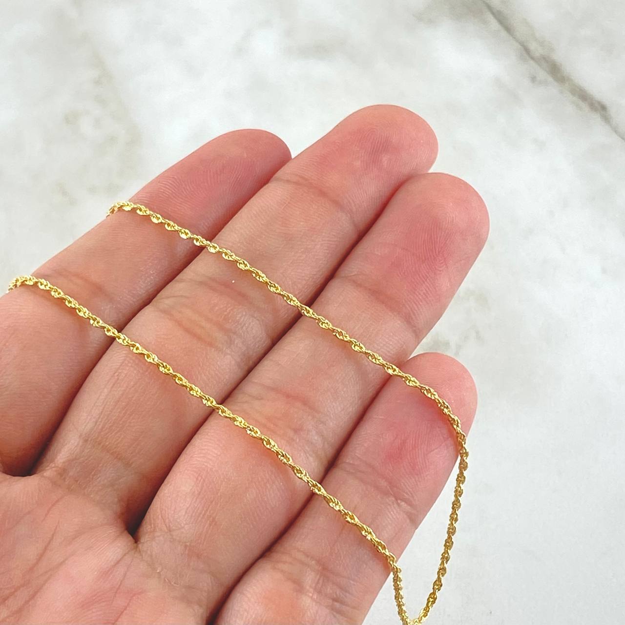 Cadena Lazo 2.1gr / 60cm / +3 Oro 18K