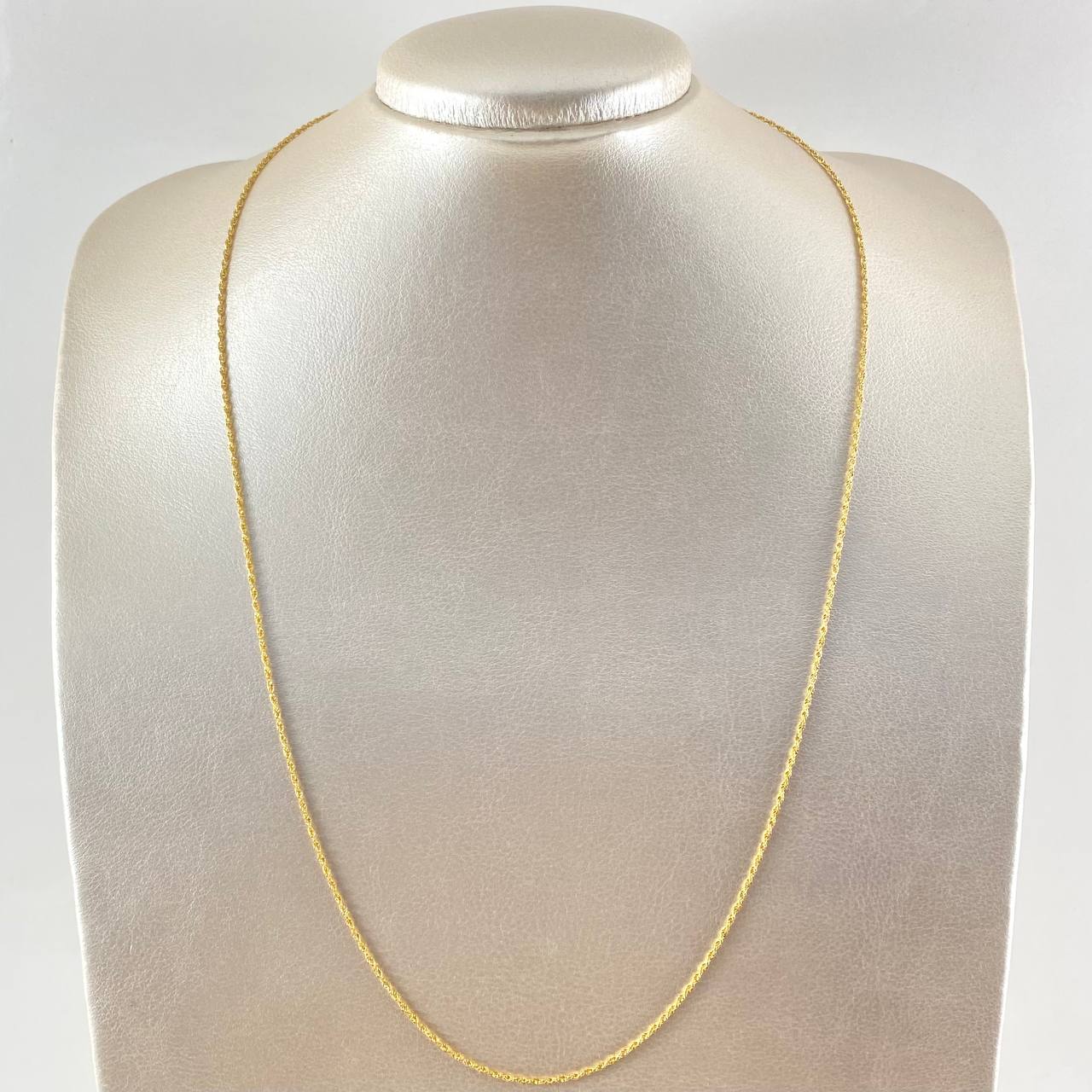 Rope Chain 1.05gr / 23.6in / 18K Gold +3