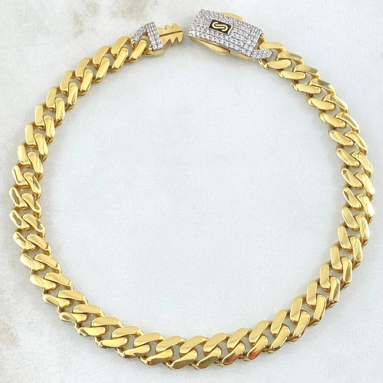 Cuban Links Bracelet Infinity 9gr / 8.3in / 18K Gold +4$