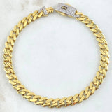 Cuban Links Bracelet Infinity 9gr / 8.3in / 18K Gold +4$