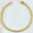 Cuban Links Bracelet Infinity 6.7gr / 8.3in / 18K Gold +4$