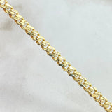 Cuban Links Bracelet Infinity 6.7gr / 8.3in / 18K Gold +4$