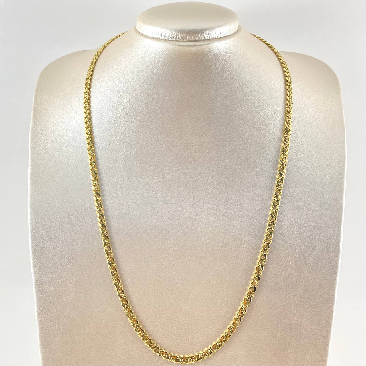 Cadena Cubana Monaco 18.55gr / 60cm / Oro Amarillo +4 18K *