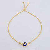 Pulso Franco Ojo Turco 2.85gr / 9 in / 3mm Oro Amarillo +4 18K