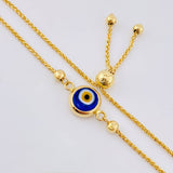 Pulso Franco Ojo Turco 2.85gr / 9 in / 3mm Oro Amarillo +4 18K