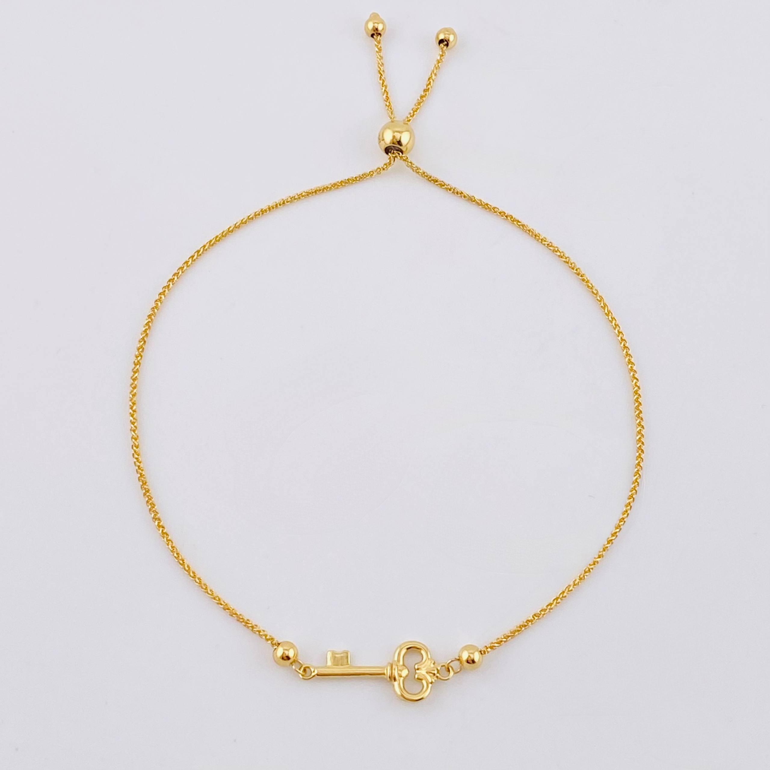 Pulso Franco Llave Gradual 2.35gr / 9 in / 3mm Oro Amarillo +4 18K