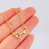 Pulso Franco Llave Gradual 2.35gr / 9 in / 3mm Oro Amarillo +4 18K
