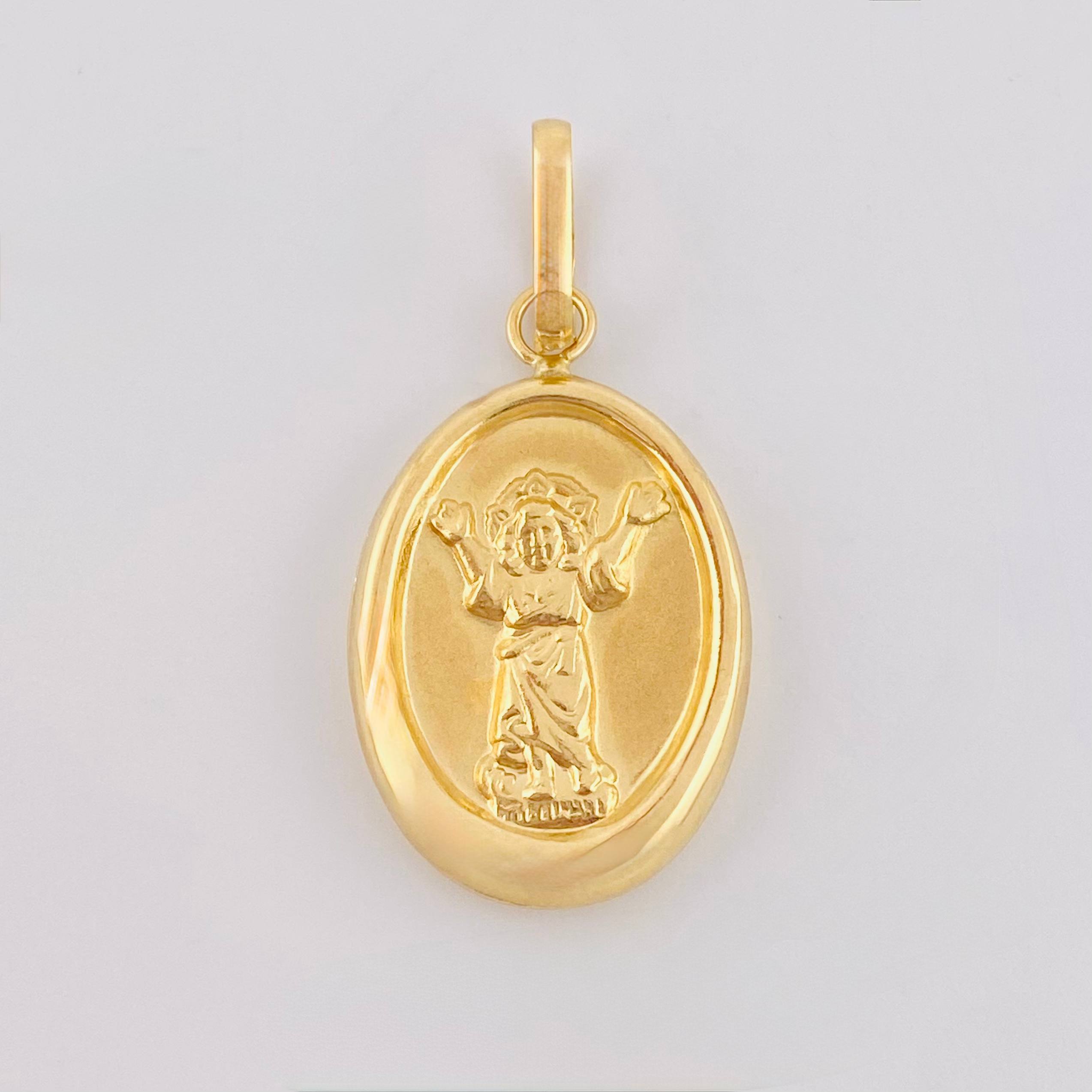 Dije Divino Niño 1.25gr / 1 in / Oro Amarillo 18K ©