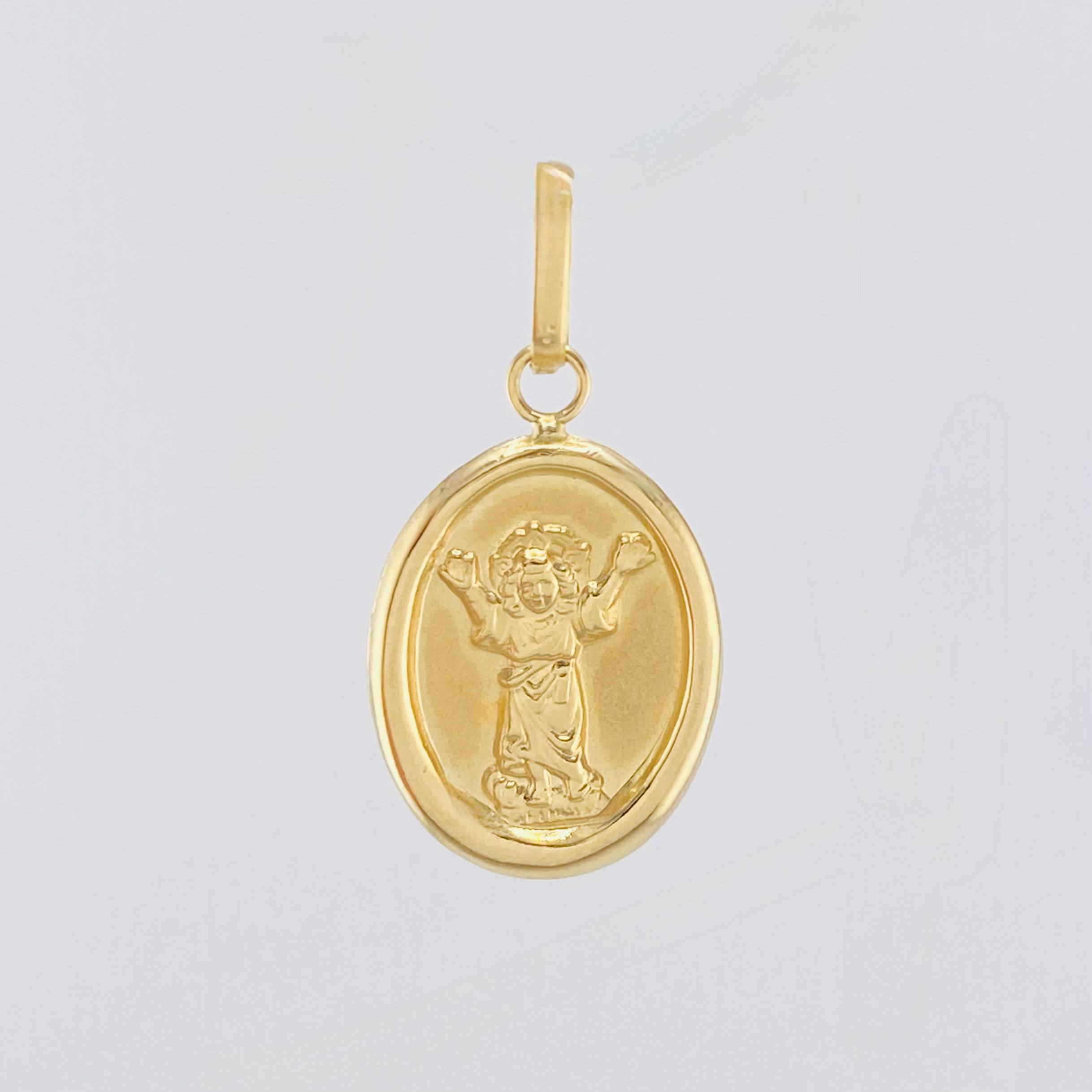 Dije Divino Niño 1.25gr / 1 in / Oro Amarillo 18K