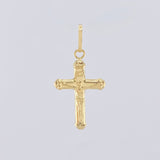Dije Cruz Cristo 0.65gr / 1 in / Oro Amarillo 18K
