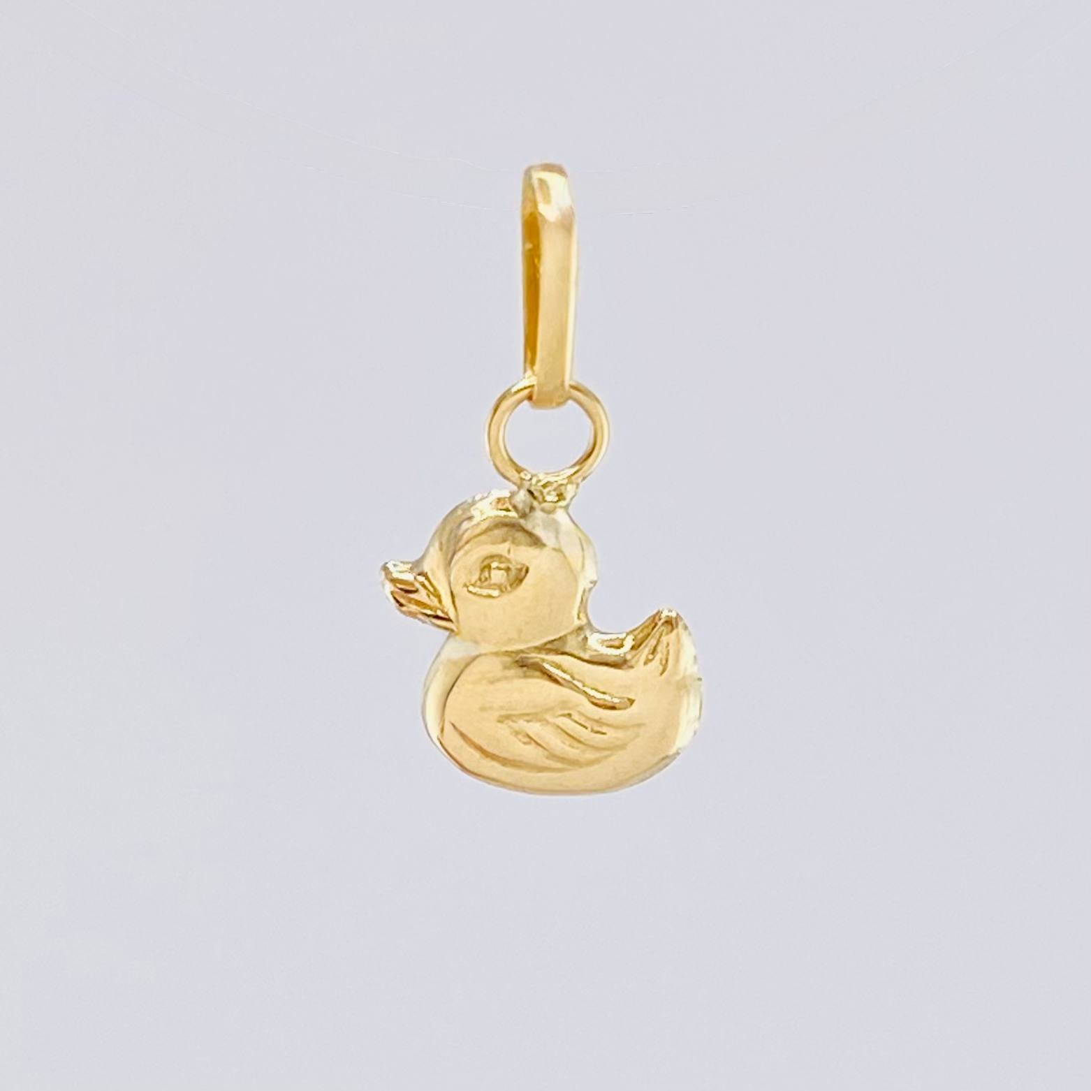 Dije Patos 0.2gr / 1/2 in / Oro Amarillo 18K