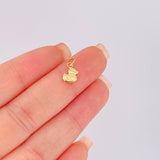 Dije Pato 0.2gr / 1/2 in / Oro Amarillo 18K *