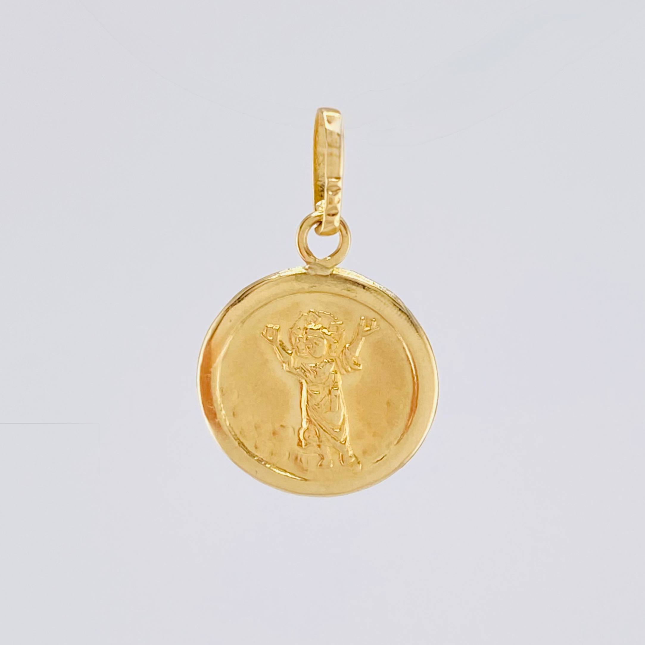 Pendant Divine Child 0.5gr / 3/4 in / Yellow Gold 18K *