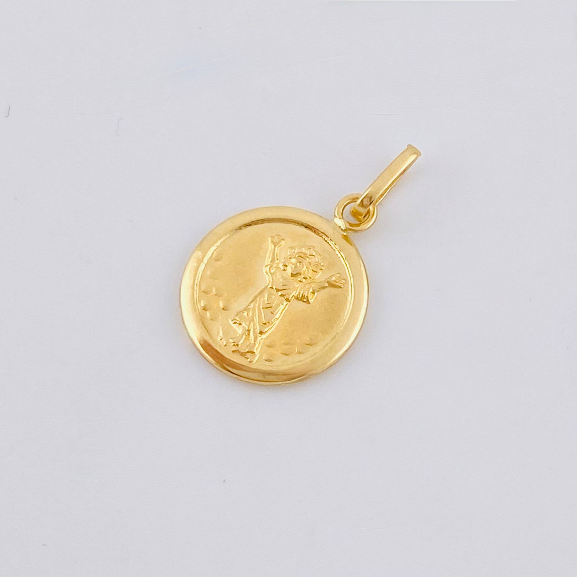 Pendant Divine Child 0.5gr / 3/4 in / Yellow Gold 18K *
