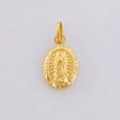 Dije Virgen Guadalupe 0.45gr / 1/2 in / Oro Amarillo 18K *