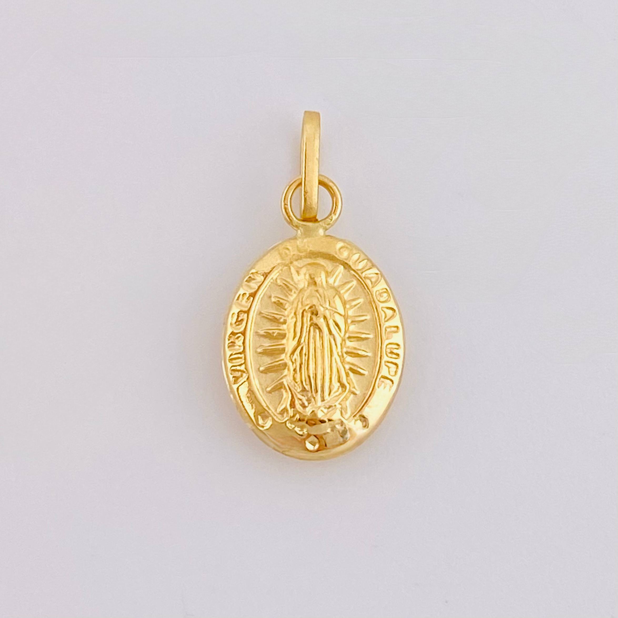 Dije Virgen Guadalupe 0.4gr / 3/4 in / Oro Amarillo 18K ©