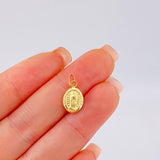 Dije Virgen Guadalupe 0.45gr / 1/2 in / Oro Amarillo 18K *