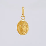 Dije Virgen Guadalupe 0.3gr / 1/2 in / Oro Amarillo 18K *