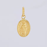 Dije Virgen Milagrosa 0.4gr / 1/2 in / Oro Amarillo 18K *