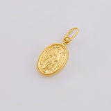 Dije Virgen Milagrosa 0.4gr / 1/2 in / Oro Amarillo 18K