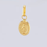 Dije Virgen Milagrosa 0.4gr / 1/2 in / Oro Amarillo 18K *