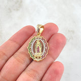 Pendant Virgin Guadalupe 4.35gr / 1.4in / 18K Gold