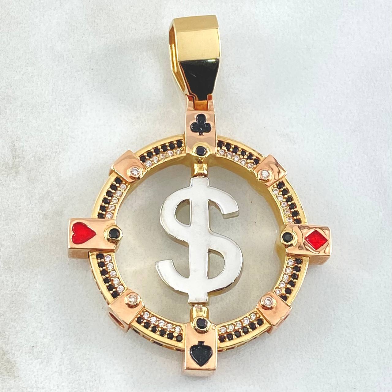 Pendant Sign Weight 20gr / 2.2in / 18K Gold +0$