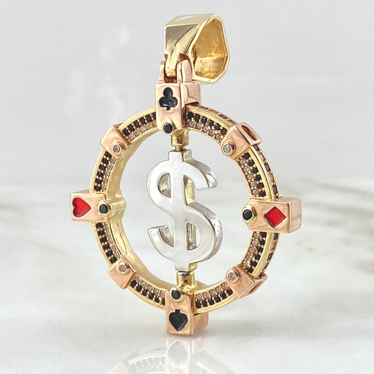 Pendant Sign Weight 20gr / 2.2in / 18K Gold +0$