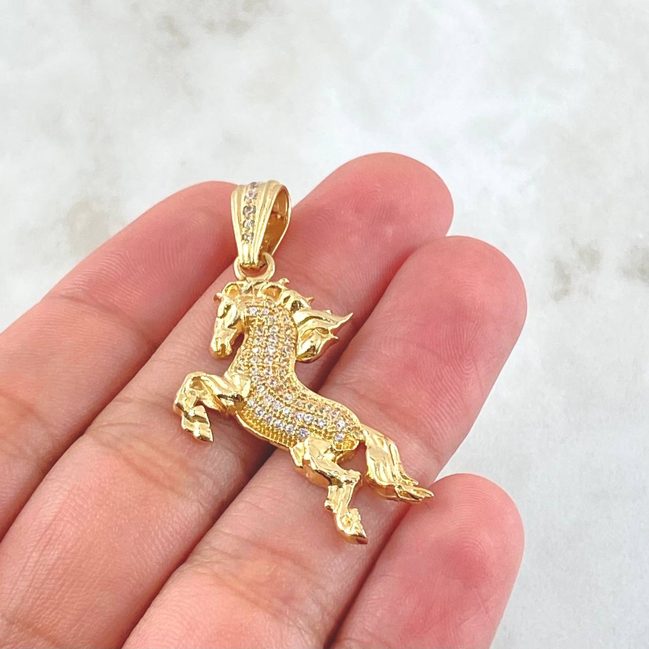 Pendant Horse 4.4gr / 1.7in / 18K Gold +0$