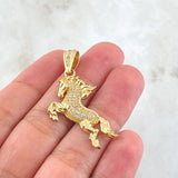 Pendant Horse 4.4gr / 1.7in / 18K Gold +0$