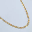 Flat Mariner Chain 3.45gr / 23.6in / Three Golds +3 18K &