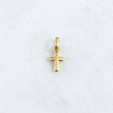 Pendant Cross 0.2gr / 1.4cm / Polished 18K Yellow Gold ©