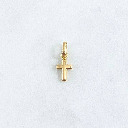 Pendant Cruz Polished 0.2gr / 1.5cm / 18K Yellow Gold