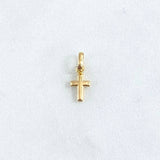 Pendant Cruz Polished 0.2gr / 1.5cm / 18K Yellow Gold