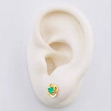 Topos Elice Lisa Esmeraldas 32pts 1.75gr / 7.3mm Oro Amarillo 18K ©