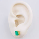 Topos Canasta Cuadricular Esmeraldas 2.4 Qts 2.35gr / 7mm Oro Amarillo 18K ©