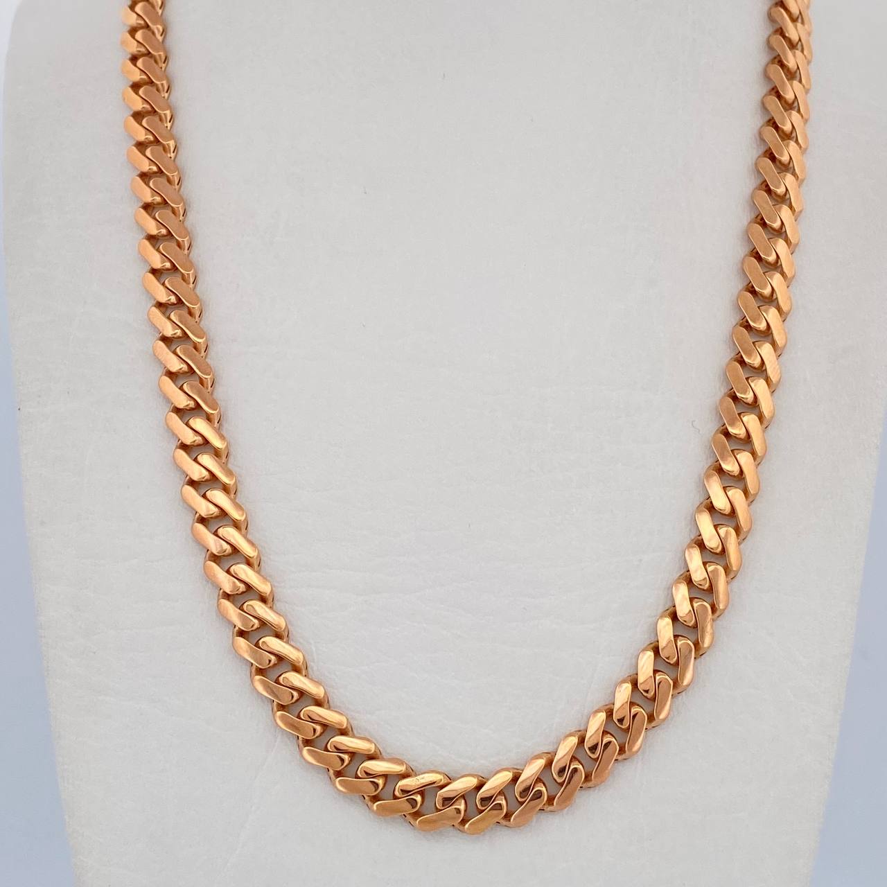 Cuban Links Infinity 26.4gr / 70.9cm / 6.2mm White Zircons Two-tone White Rose Gold +2 18K $