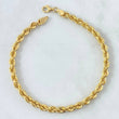 Rope Bracelet 3.95gr / 19.5cm / 3.8mm Yellow Gold +3 18K