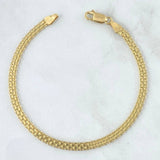 Bismark Bracelet 5.15gr / 7 3/4 in / 18K Gold +1$
