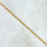 Pulso Chino 1.5gr / 7 3/4 in / 1.7mm Oro Amarillo +1 18K