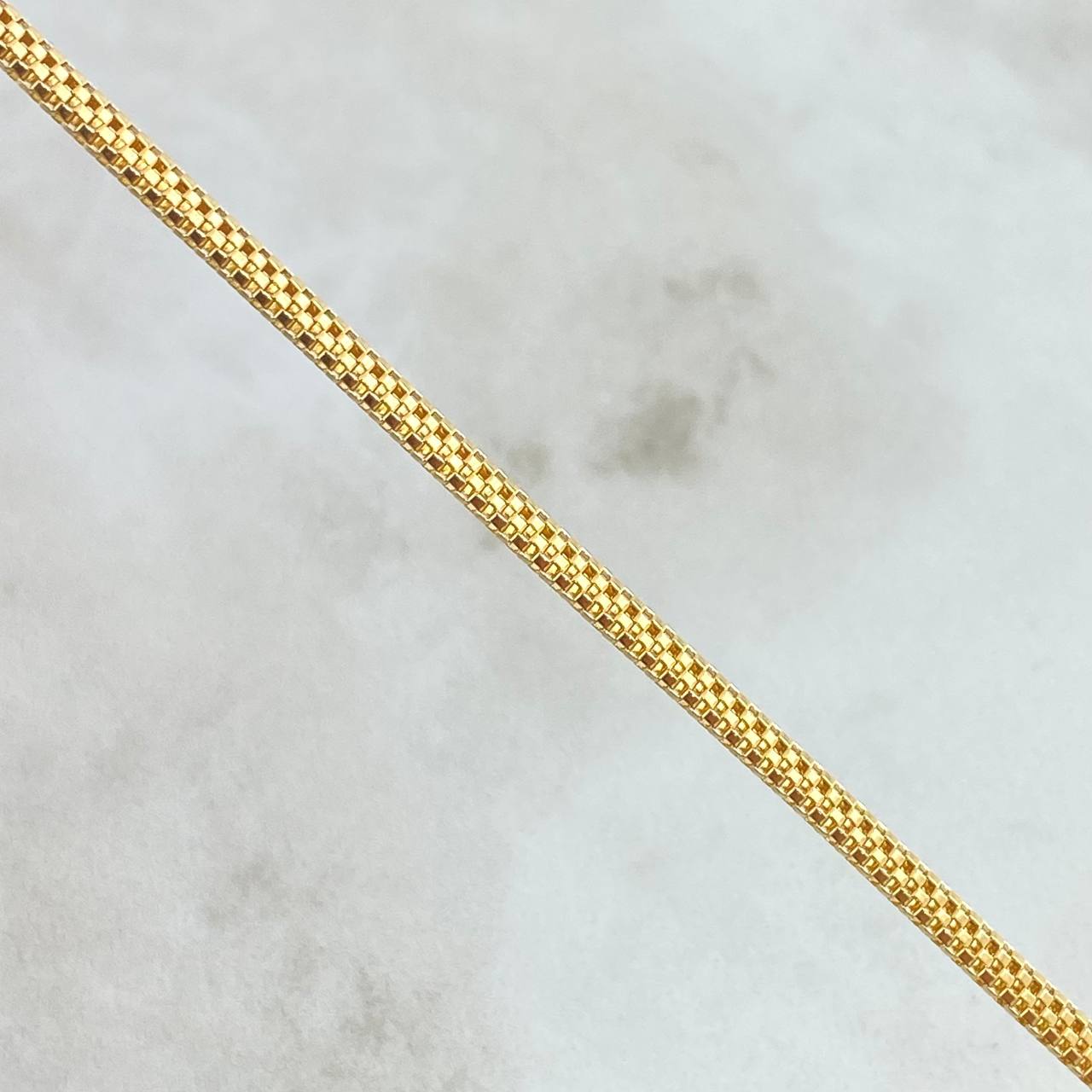 Bracelet Russian Barrel 3.3gr / 19cm / 2.7mm Flattened Yellow Gold +3 18K ©